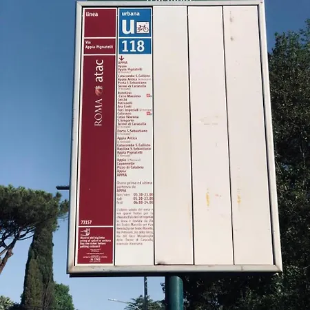 Сasa de vacaciones Appia Antica Giardino Parcheggio Fermata Bus 4 Ospiti Roma